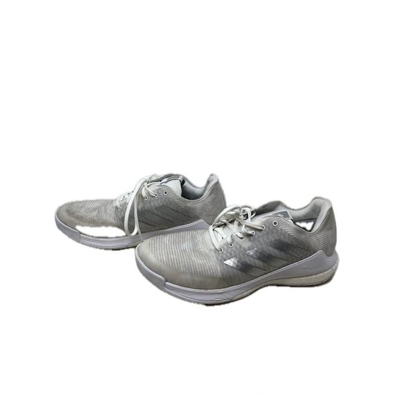 adidas Crazyflight Volleyball Cloud White Silver Womans 11.5 - Picture 2 of 7
